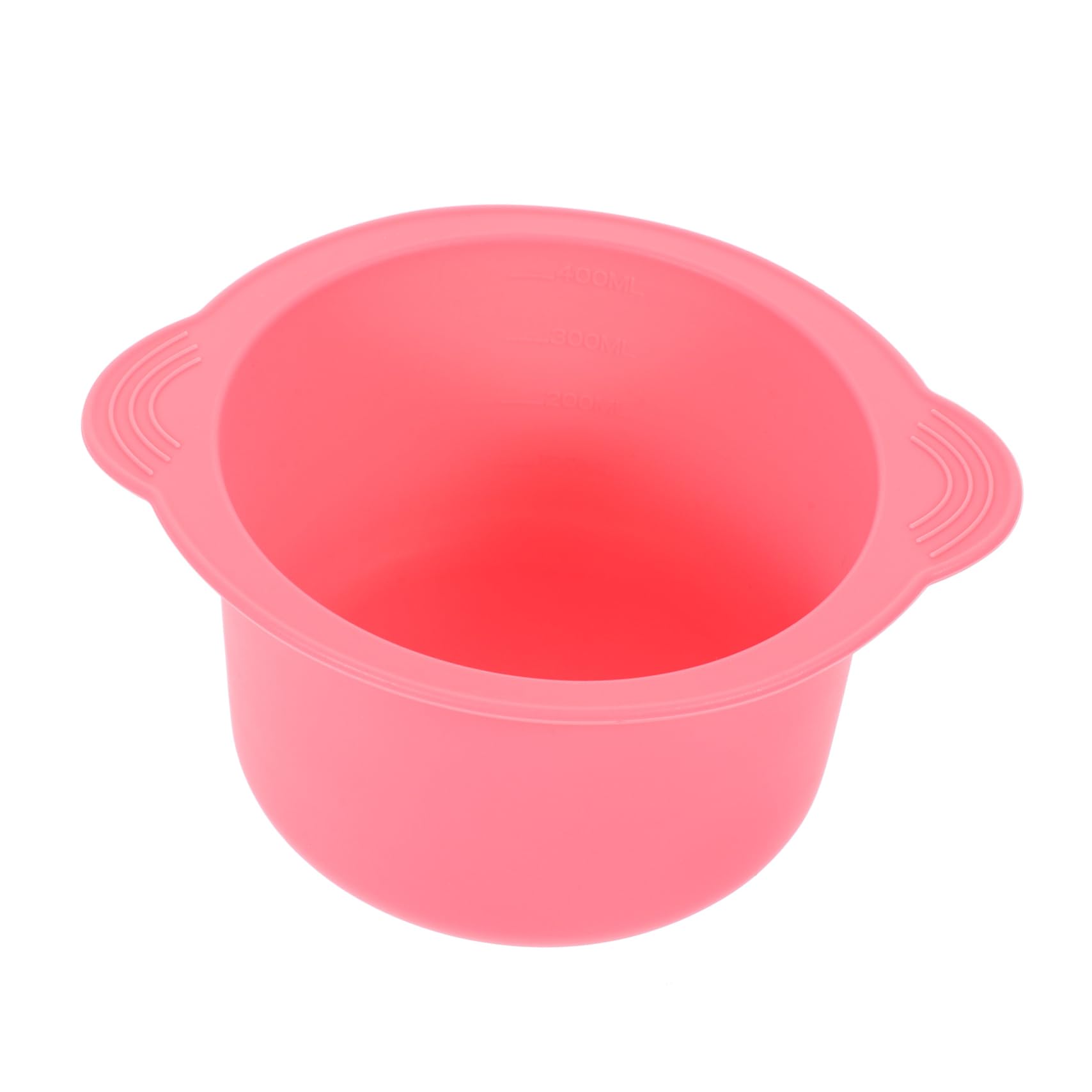 2Pcs Pink Silicone Wax Warmer Bowl for Hair Removal - Reusable Wax Liner Pot for Waxing Machine, Perfect for Eyebrows, Legs, Bikini & Body Hair Removal at Home or Salon
