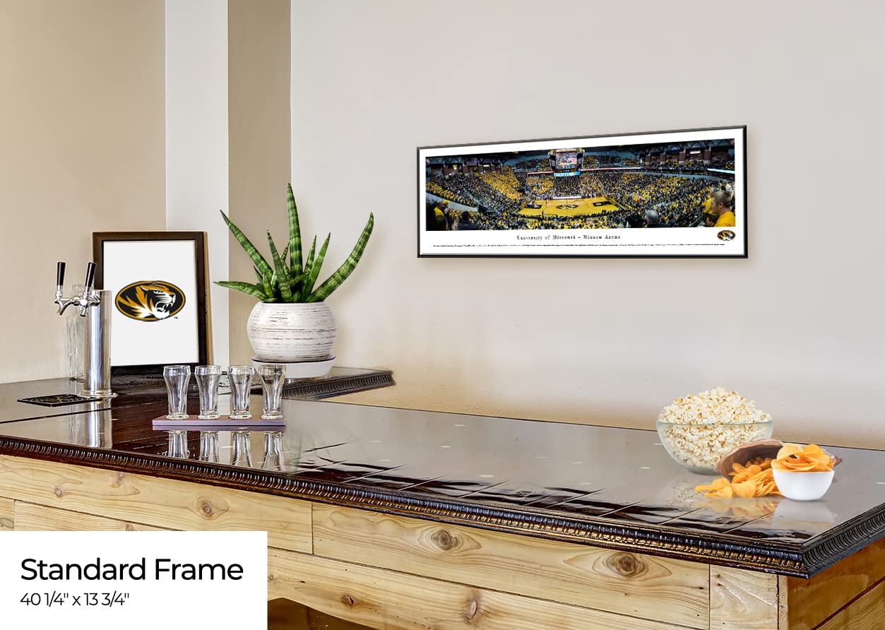 Missouri Tigers Basketball Posters & Framed Wall Art - NCAA College Sports Decor for Game Room, Man Cave & Dorm Room - Blakeway Panoramas