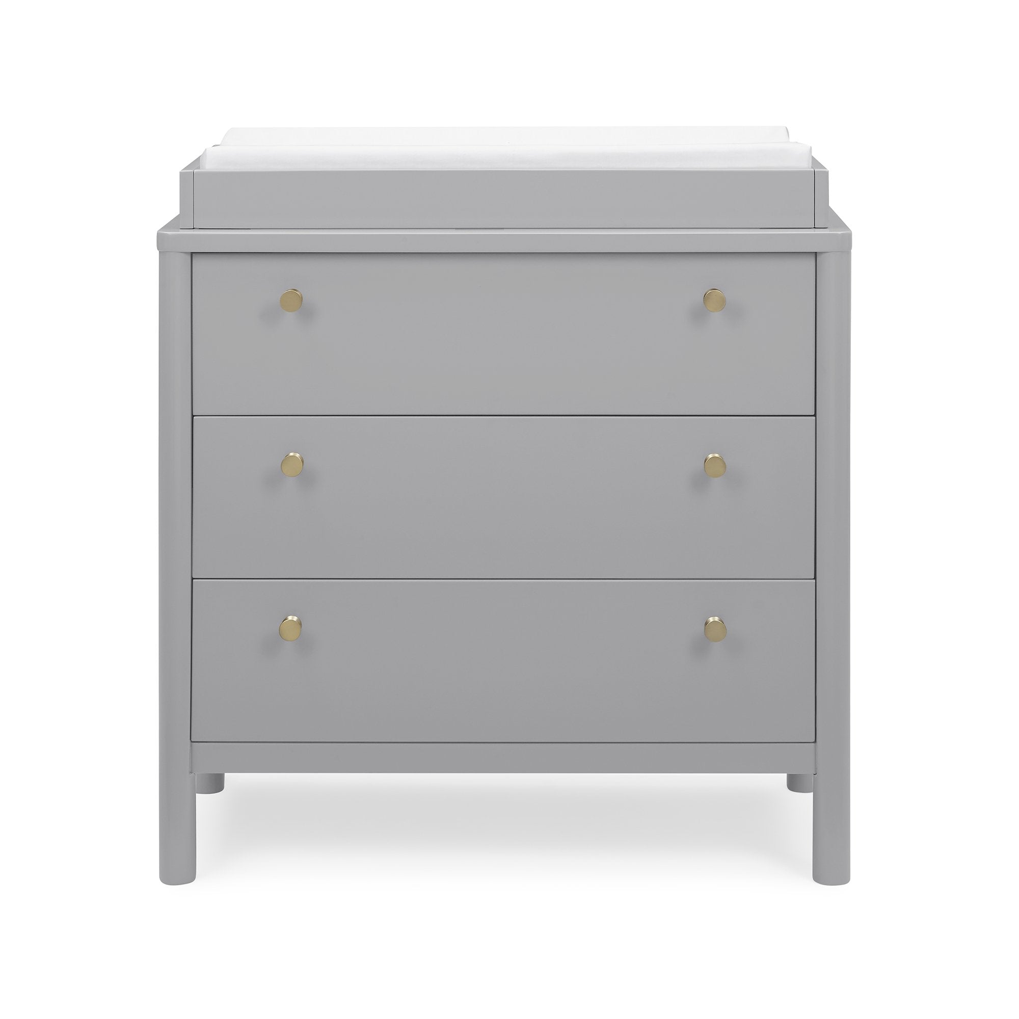 Remy 3 Drawer Dresser with Changing Top - Nursery Dresser with Changing Table for Baby Room Organization, Modern Baby Changing Station for Newborn Essentials Storage