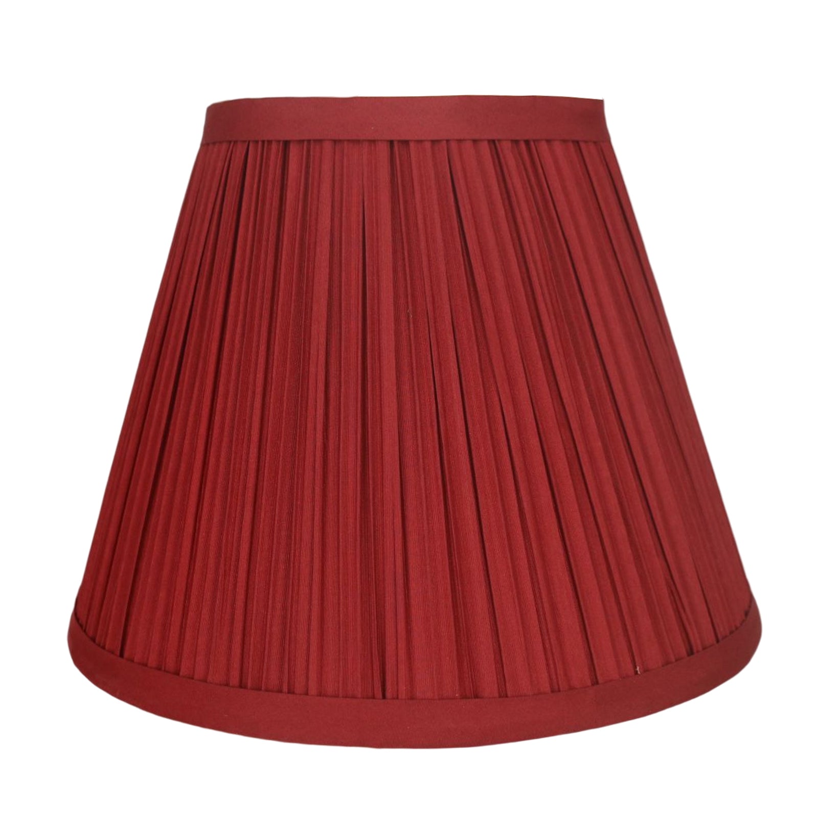 Mushroom Pleated Softback Lamp Shade - Faux Silk Fabric - 5