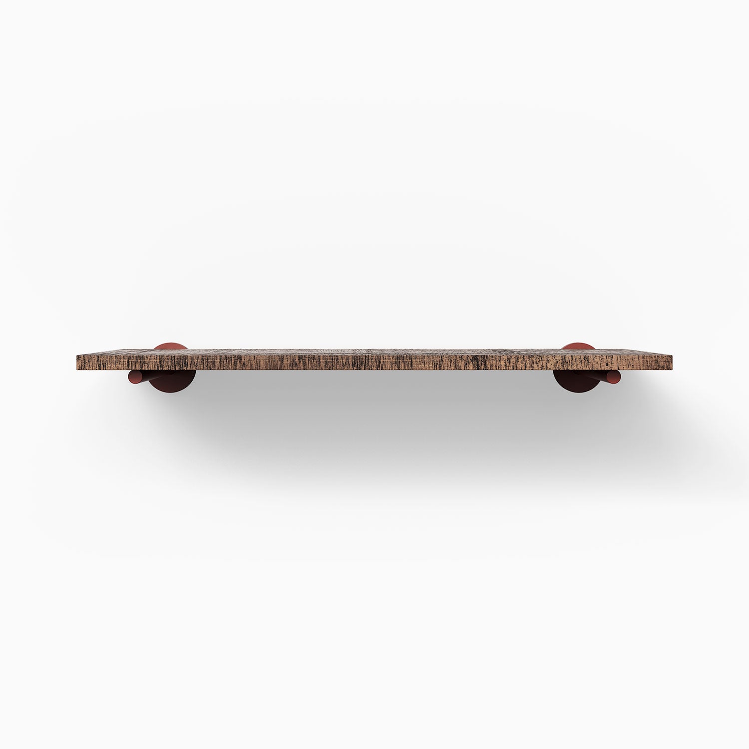 Rustic Wall Shelf with Nutmeg Finish - Handcrafted Wooden Floating Shelves for Living Room, Bedroom, or Kitchen Decor | Perfect for Displaying Books, Plants, and Home Accessories
