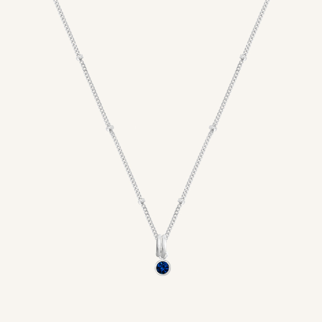 Birthstone Charm Necklace - Personalized Aura Jewelry for Women - Perfect Gift for Birthday, Anniversary & Mother's Day - Elegant Everyday Wear & Special Occasions