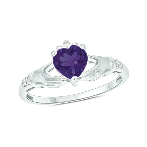 White Gold - Amethyst stone