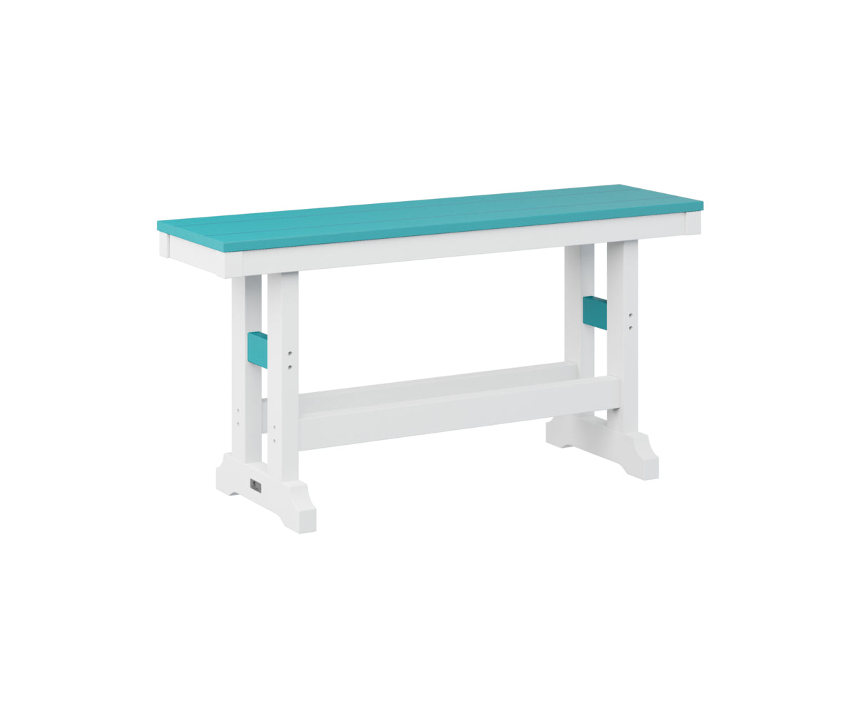 Berlin Gardens Garden Classic 44-Inch Counter Height Bench - Outdoor Dining & Bar Stool for Patio, Deck, or Backyard
