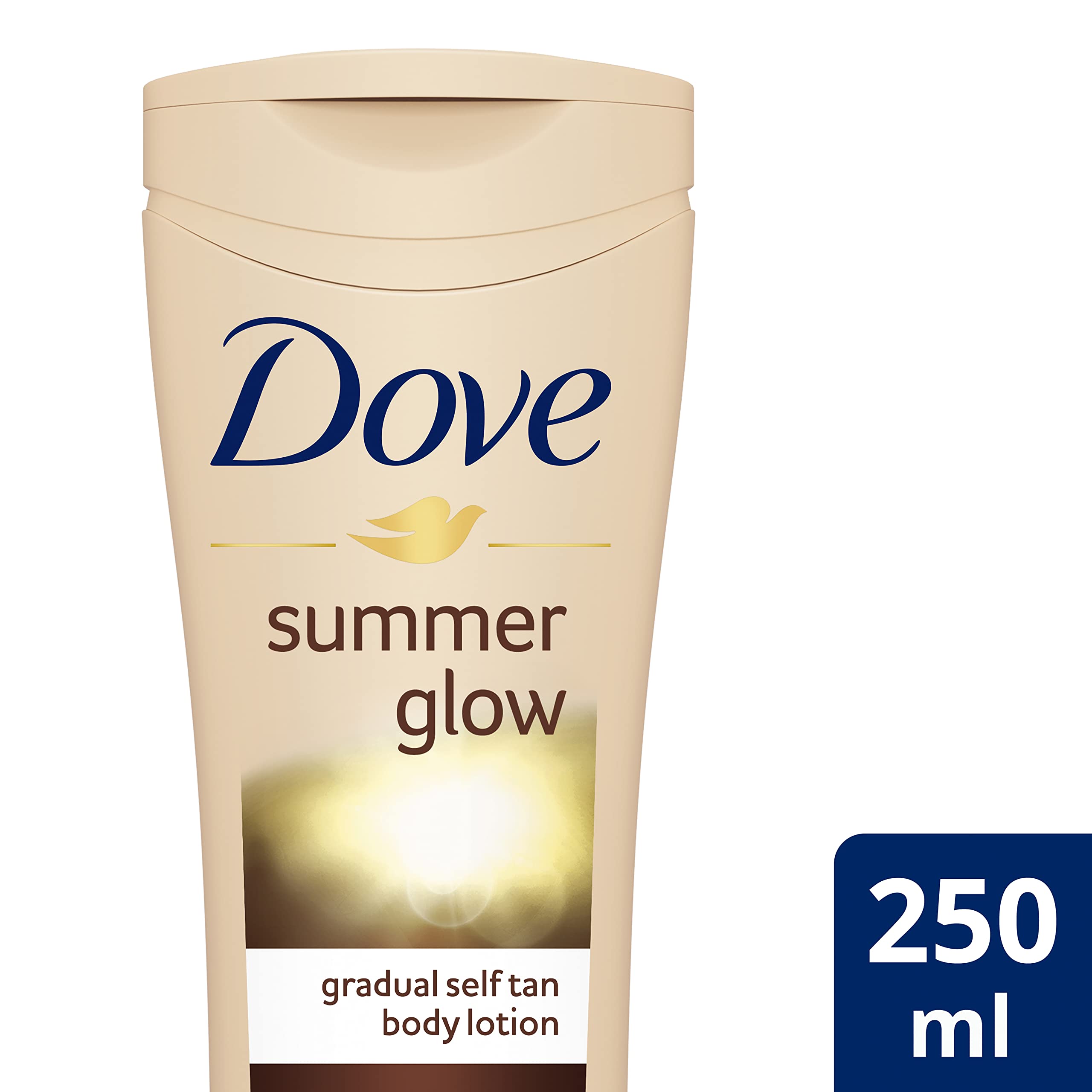 Dove Summer Glow Nourishing Body Lotion for Normal to Dark Skin - 8.4 fl oz (250ml) | Hydrating Moisturizer with Subtle Glow for Summer, Vacations & Everyday Use