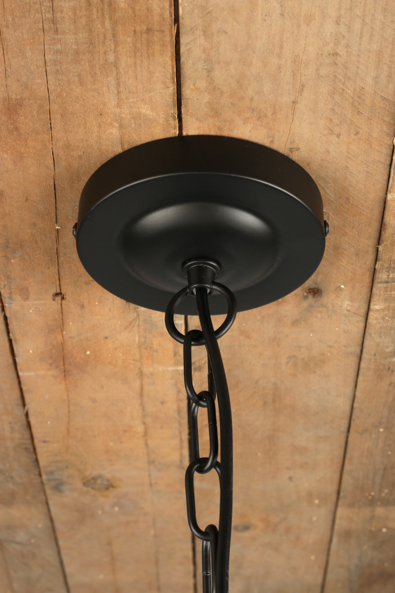 Heavy Duty Ceiling Chain Saw Suspension Kit with E27 Lamp Holder - Perfect for Workshop, Garage, and Industrial Lighting Solutions