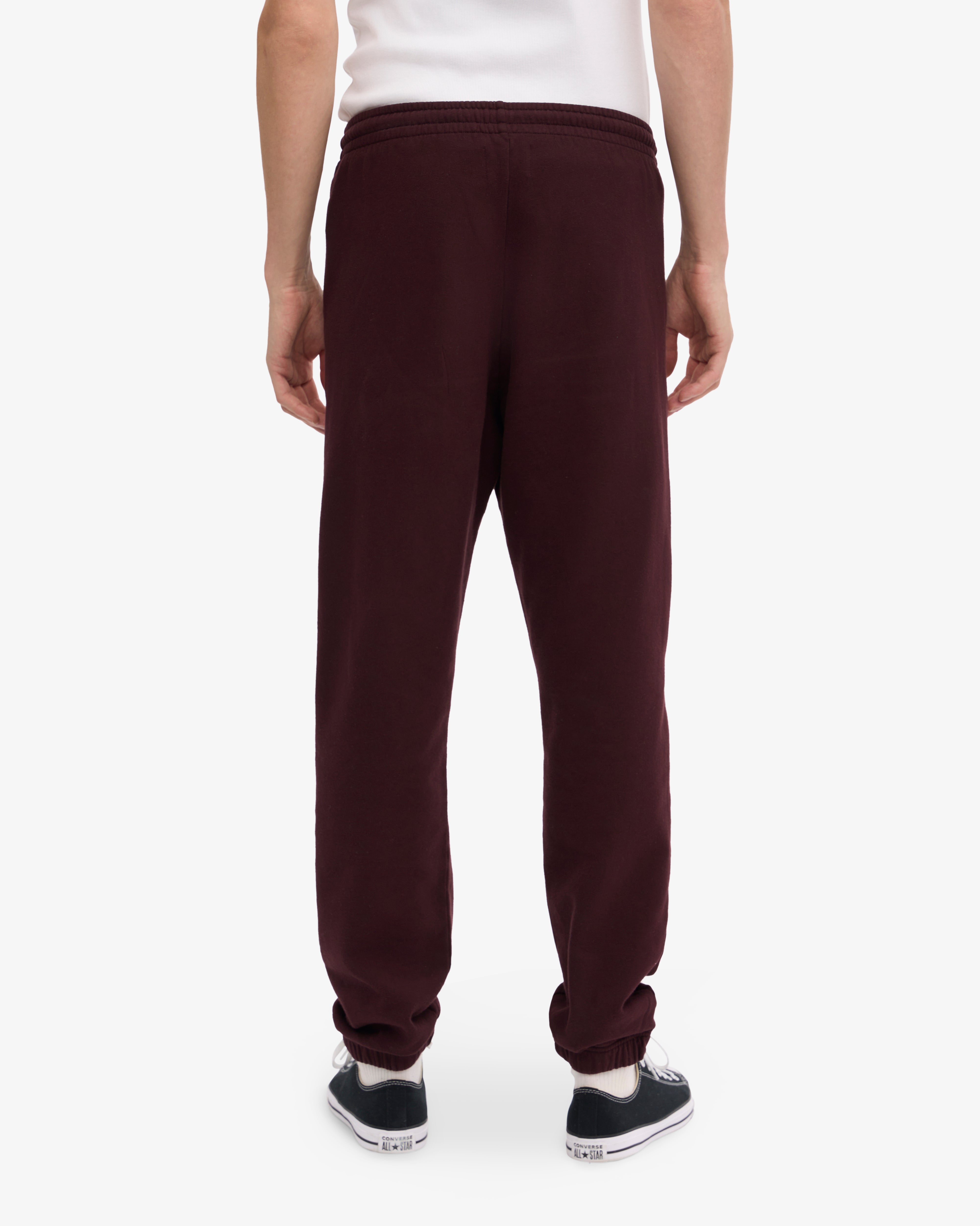 Organic Cotton Sweatpants for Women - Soft & Comfortable Oxblood Red Joggers - Perfect for Yoga, Lounge & Casual Wear