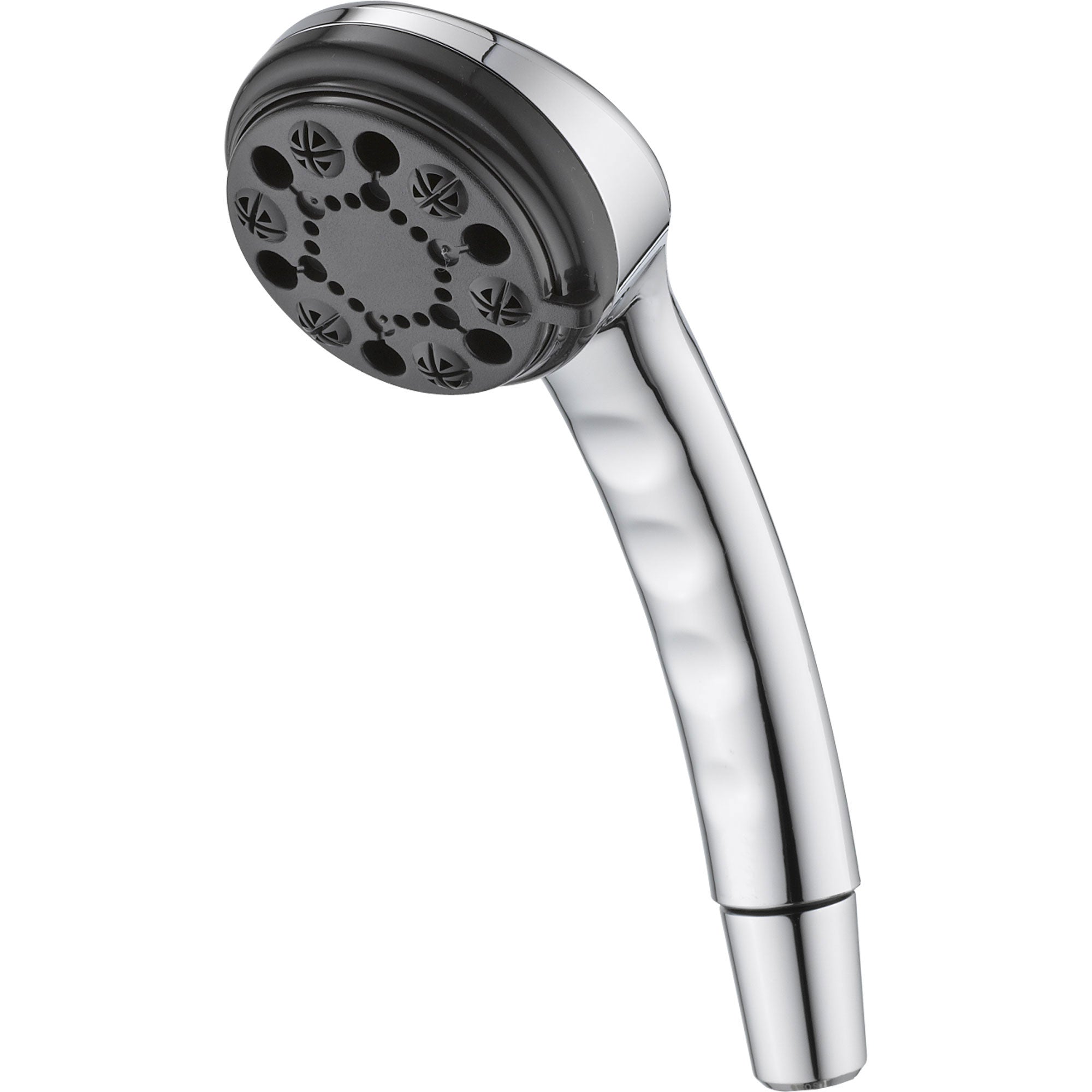 Delta 4-Spray Handheld Showerhead - Chrome & Black Finish - 561274 - Perfect for Bathroom Renovation & Spa-Like Shower Experience