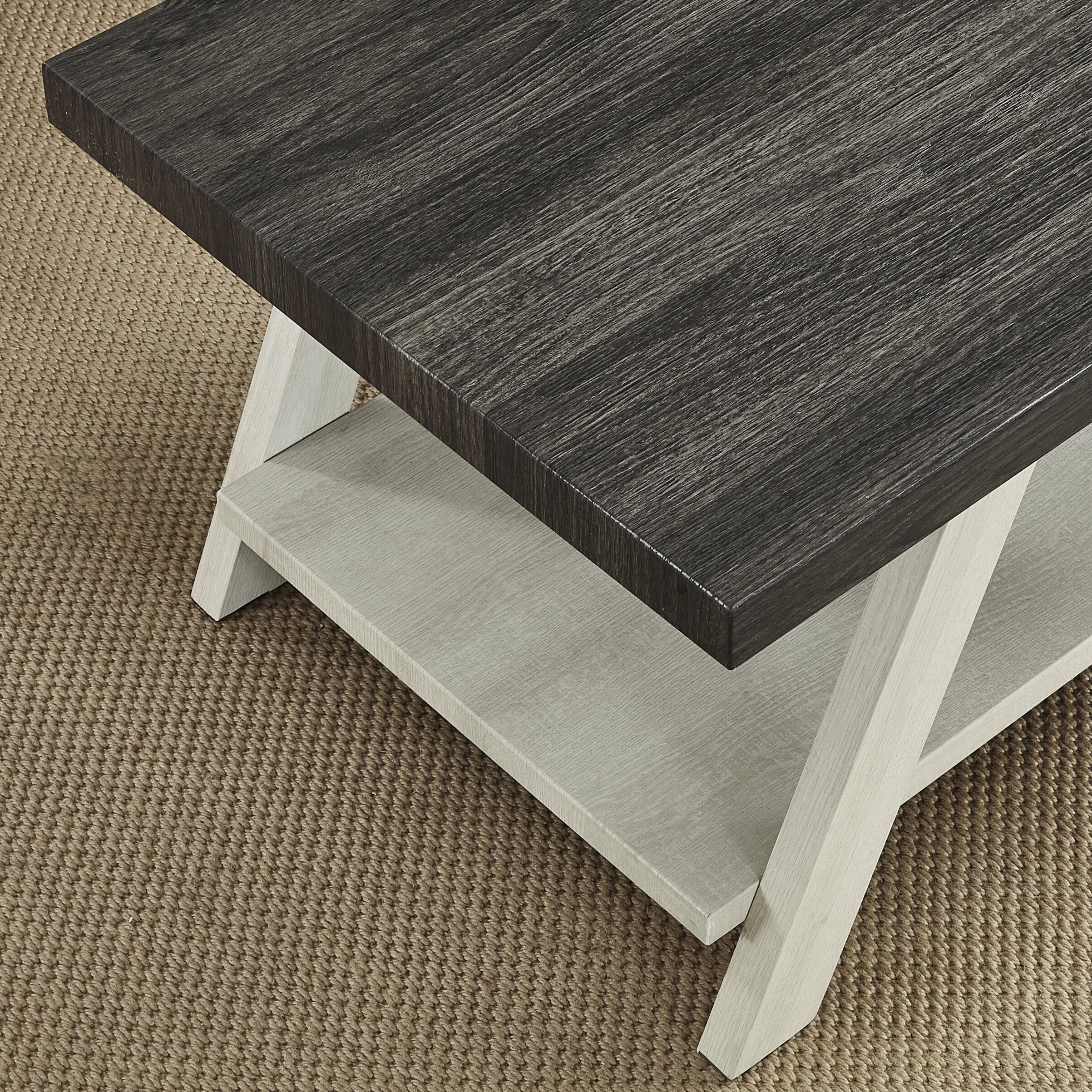 Roundhill Furniture Athens Contemporary Replicated Wood Shelf End Table - Modern Nightstand for Bedroom, Living Room, or Office - Stylish Storage & Display Solution
