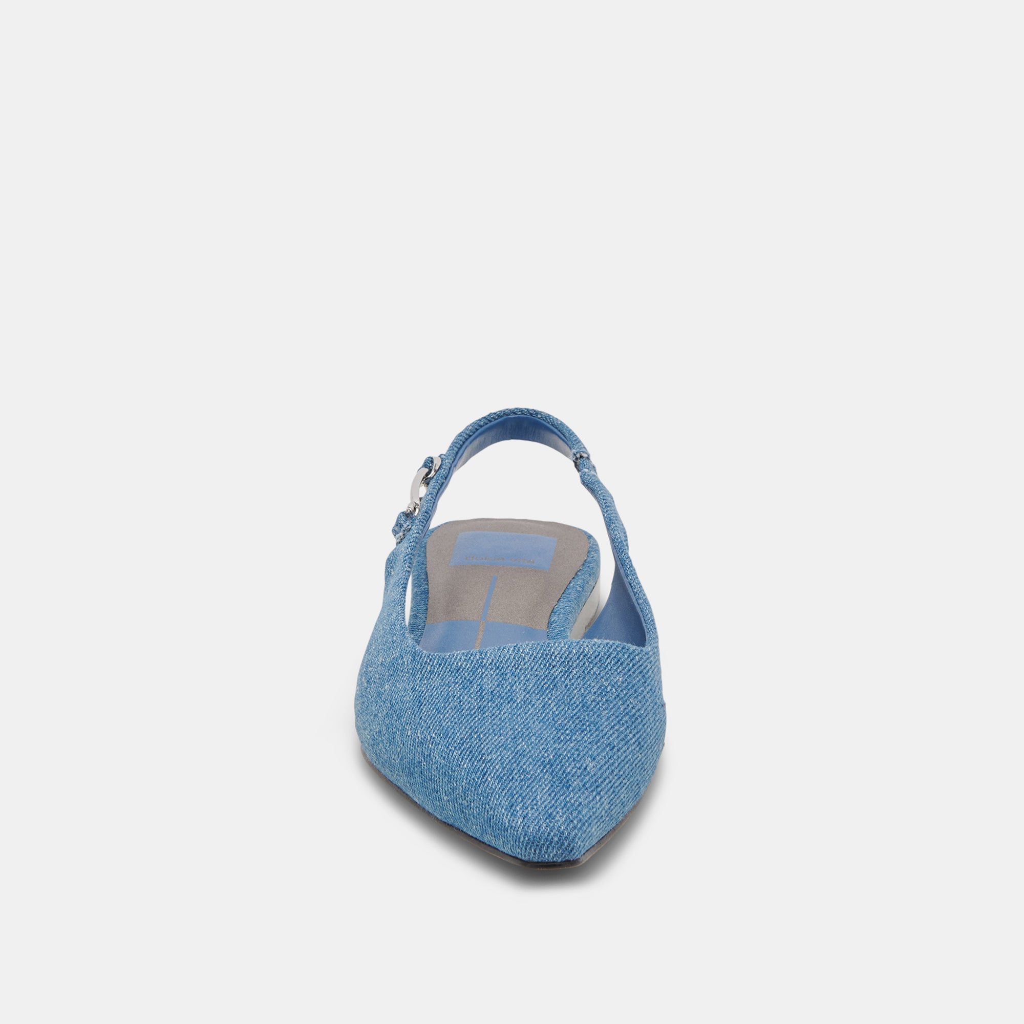 ELLEY Women's Blue Denim Flats - Comfortable Casual Shoes for Everyday Wear, Walking & Office Use
