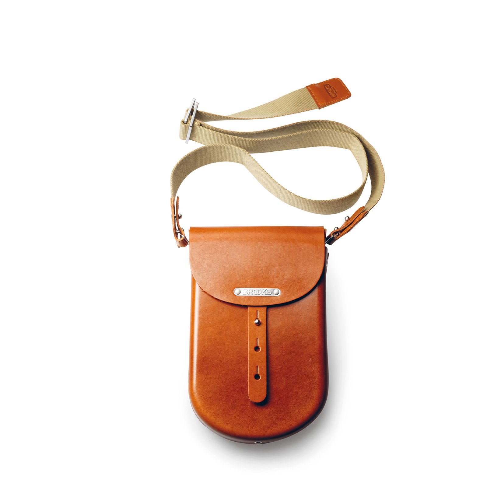 Brooks England B2 Leather Saddle Tool Bag - Medium Size in Honey Brown | Durable Equestrian & Cycling Accessory for Horse Riding & Bike Commuting