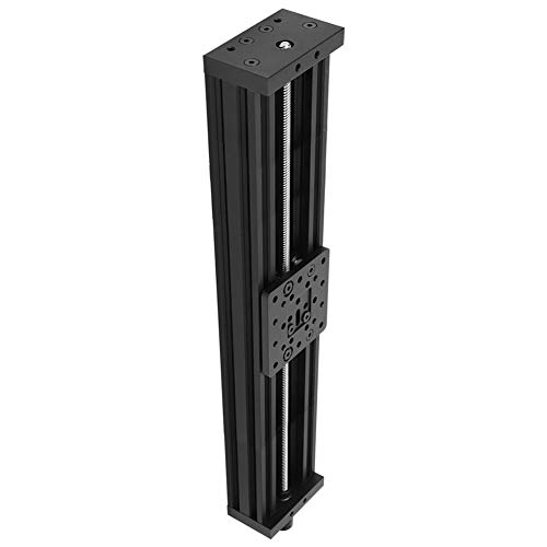 Aluminum Alloy Linear Guide Rail Slide Table for 3D Printers & Automation Equipment - 500mm Black | Precision Motion Control for CNC, Laser Cutting & DIY Projects