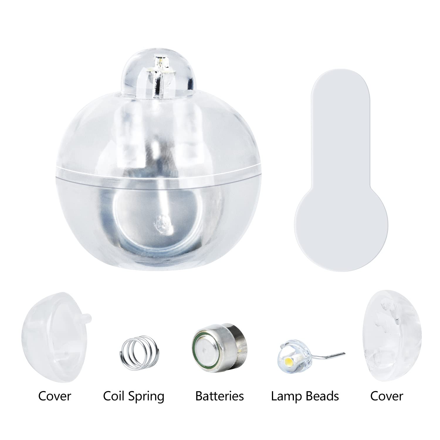 100pcs Mini Round LED Ball Lights - Long Lasting Battery Operated Fairy Lights for Wedding, Party, Birthday, Festival Decorations - Perfect for Paper Lanterns, Home & Outdoor Decoration (Green)