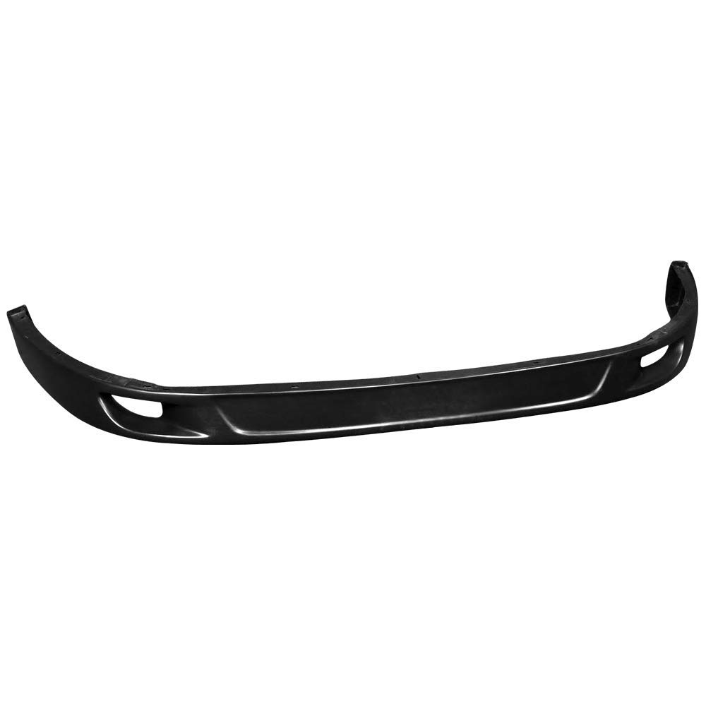 IKON MOTORSPORTS V2 Style PU Black Front Bumper Lip Spoiler for 1993-1998 Toyota Supra | Splitter Air Dam Chin Diffuser | Enhances Aerodynamics & Sporty Look for Street Racing & Car Shows