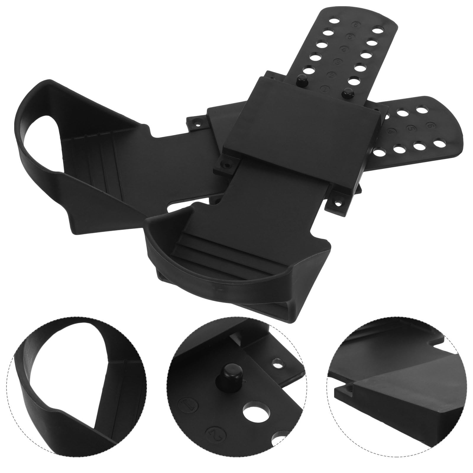 1 Pair of Universal Rowing Machine Pedals - Non-Slip Foot Straps for Indoor Rowing Machines - Compatible with Most Rowing Exercise Equipment - Perfect for Home Gym, Fitness Training & Cardio Workouts