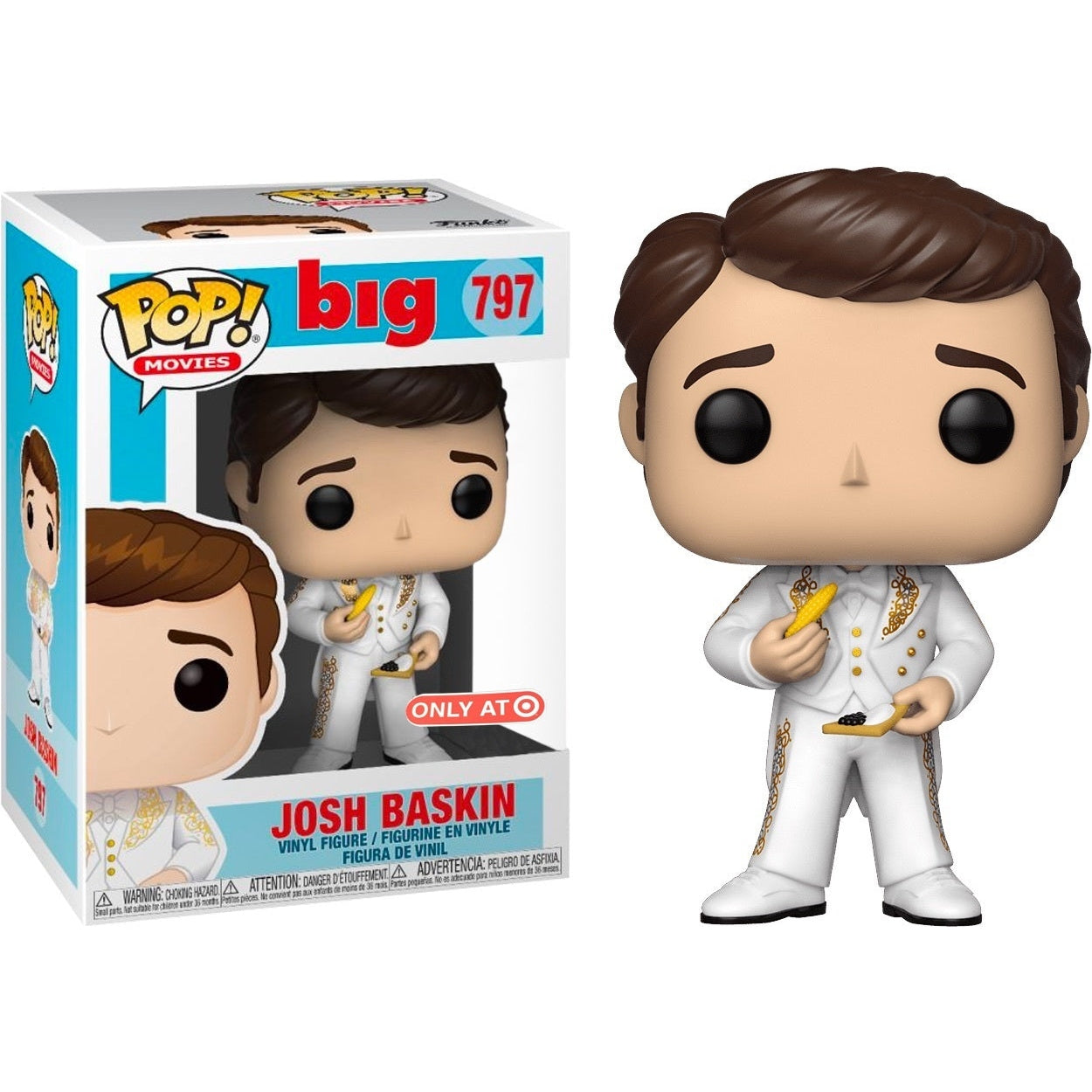 Big: Josh Baskin in Tuxedo (Target) - Classic Movie Costume for Halloween, Cosplay, and 80s Theme Parties