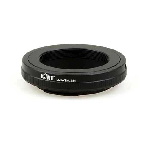 Kiwifotos T Mount to Sony A Mount Adapter - Compatible with Sony Alpha DSLR Cameras for Macro & Telephoto Lens Photography
