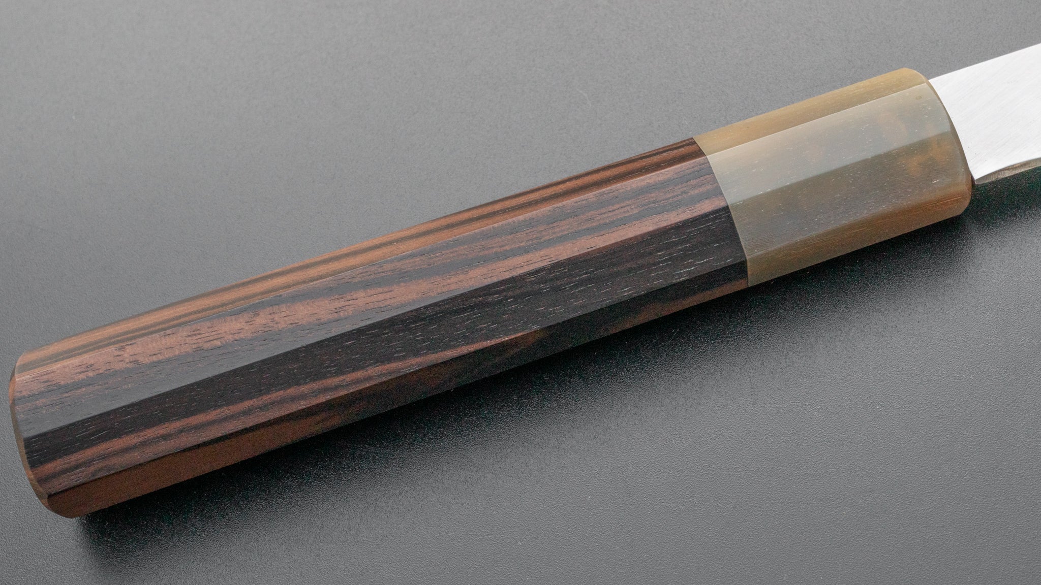 Hitohira Togashi Blue #1 Stainless Clad Migaki Gyuto 240mm Japanese Chef Knife with Taihei Makassar Ebony Handle - Perfect for Sushi, Meat Cutting & Professional Kitchen Use