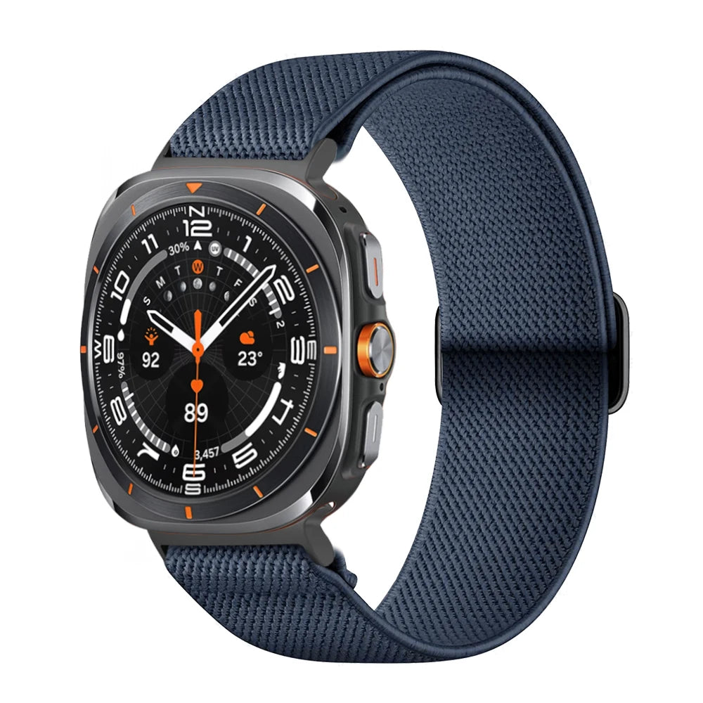 Elastic Bands for Samsung Galaxy Watch Ultra - Adjustable, Comfortable & Durable Replacement Strap for Workout, Running & Daily Use