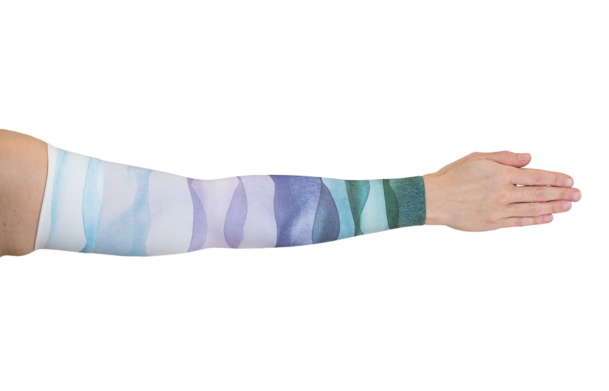 Horizon Medical Graduated Compression Arm Sleeve for Lymphedema - Breathable Support Sleeve for Swelling, Edema & Post-Surgery Recovery - Ideal for Daily Wear, Sports & Medical Therapy