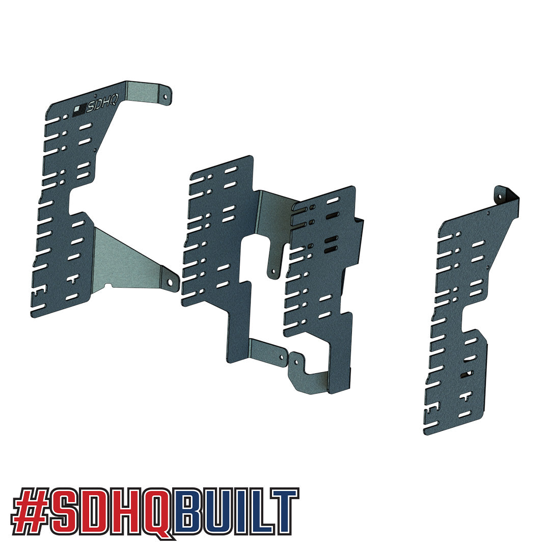 2022-2024 Toyota Tundra & Sequoia SDHQ Built Behind the Grille LED Light Bar Mount Kit - Off-Road Lighting Accessories for Night Driving & Adventure