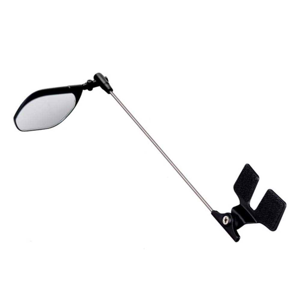 LIOOBO Foldable Bike Helmet Mirror - 360° Clear View Cycling Safety Mirror for Bicycle & Motorcycle - Perfect for Commuting, Road Biking & Outdoor Adventures