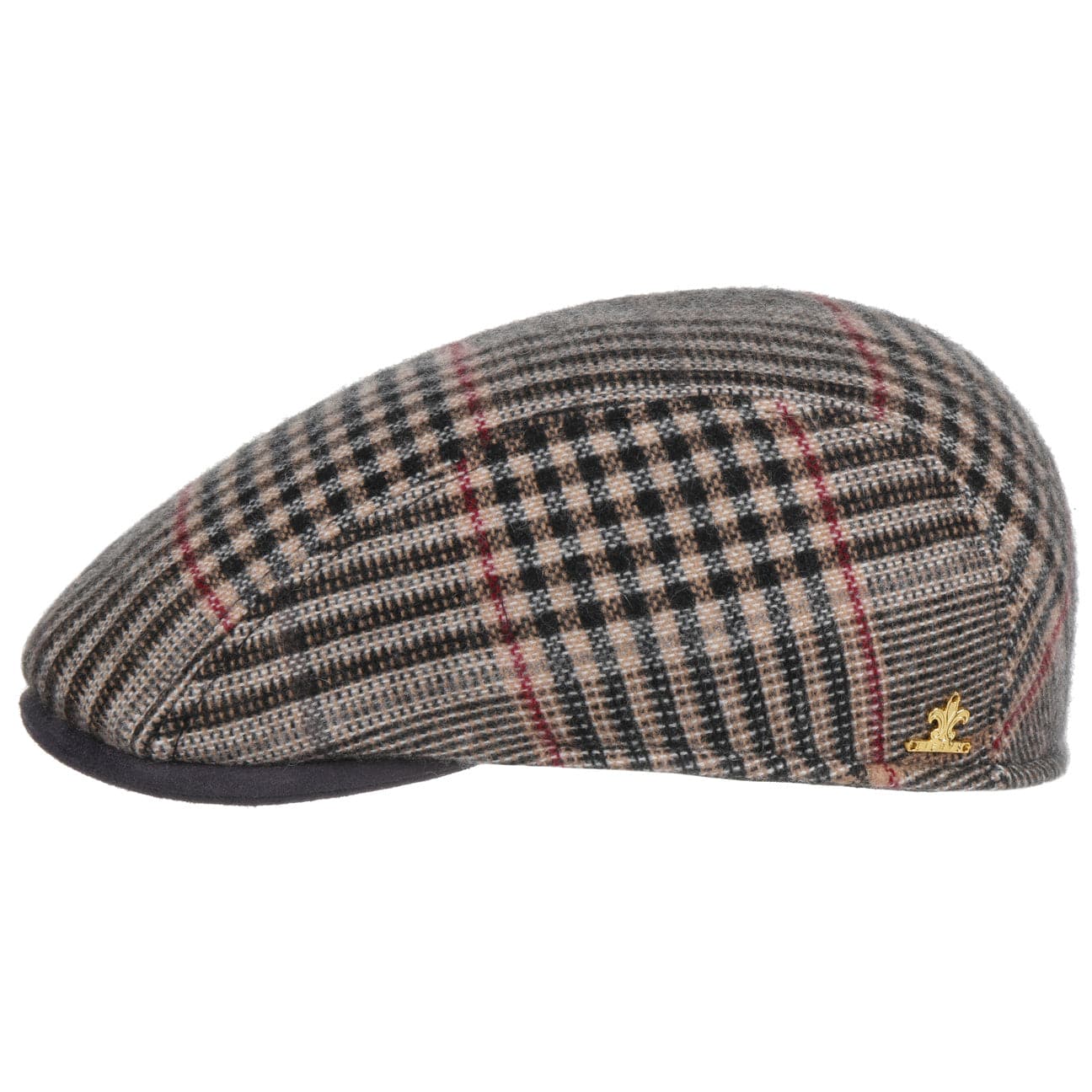 Luxury Robertson Cashmere Flat Cap by Lierys Gold - Premium Wool Winter Hat for Men & Women - Perfect for Outdoor Activities, Travel & Fashion