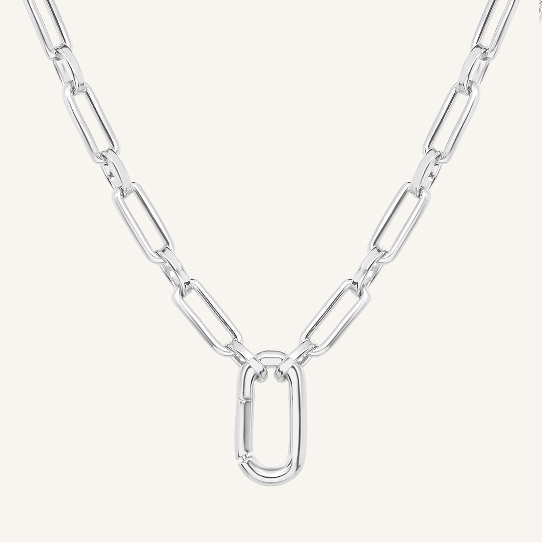 Create Link Necklace 45cm - Elegant Gold/Silver Chain Necklace for Women - Perfect for Everyday Wear, Date Nights & Special Occasions