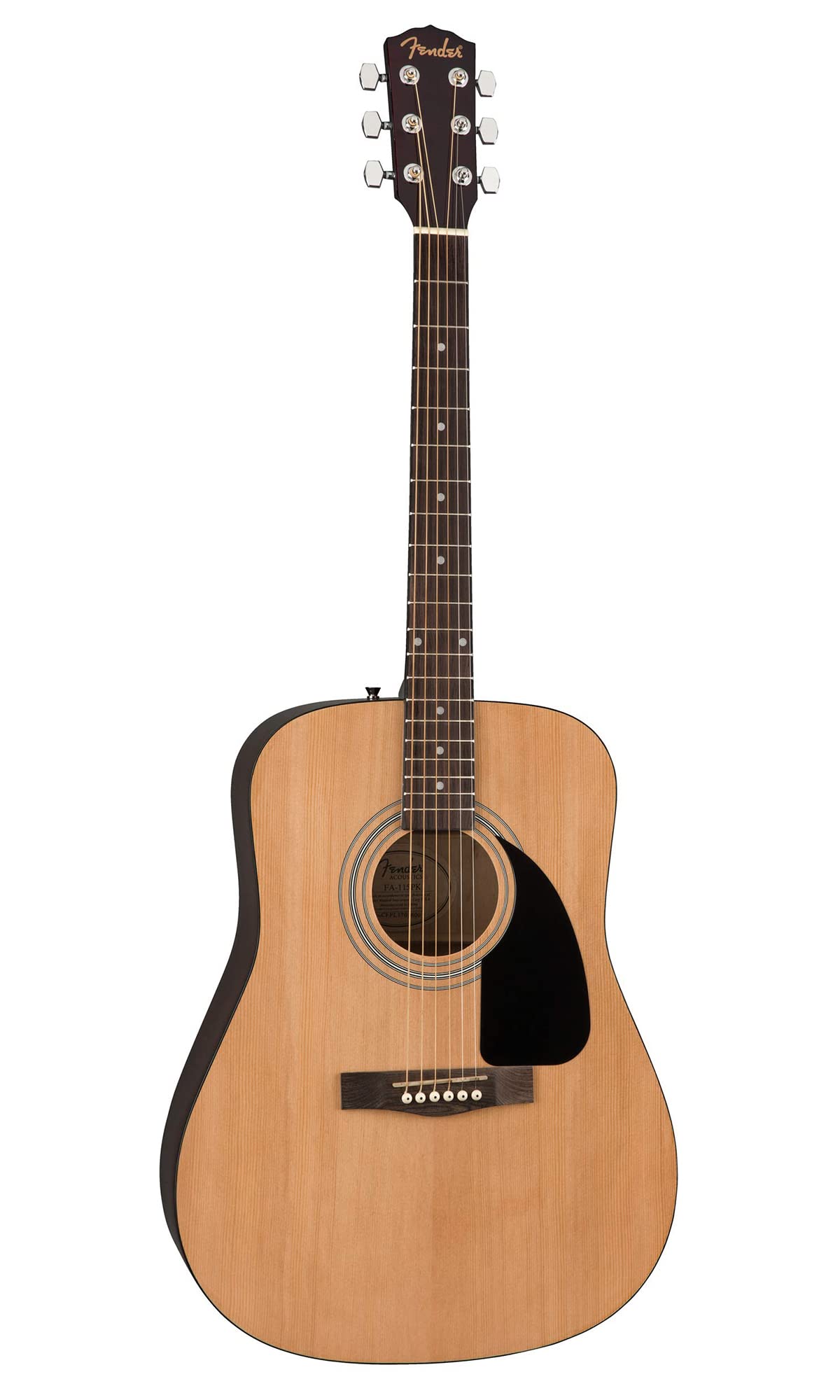 Fender 0950816021-COMBO-DLX Acoustic Guitar Bundle with Gig Bag, Tuner, Strings, Strap, Picks & Accessories - Perfect for Beginners, Practice, Performances & Home Studio Recording