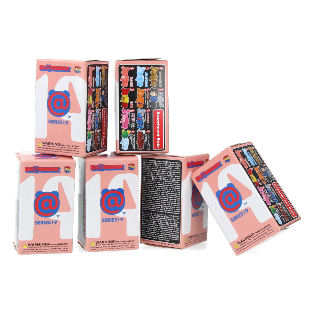 Bearbrick Series 19 Collectible Toy Figures - Limited Edition Japanese Vinyl Art Toys for Display & Collection - Perfect for Home Decor, Office Display & Gift Giving