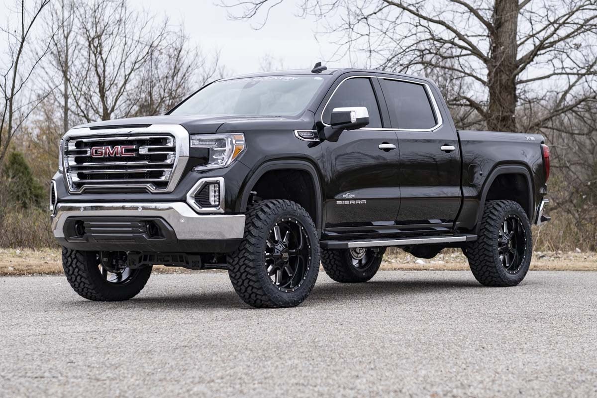 6 Inch Lift Kit for GMC Sierra 1500 2WD/4WD (2019-2024 & Classic) - Mono Leaf Rear Suspension & N3 Struts | Part #26632 | Off-Road Performance Upgrade for Trucks