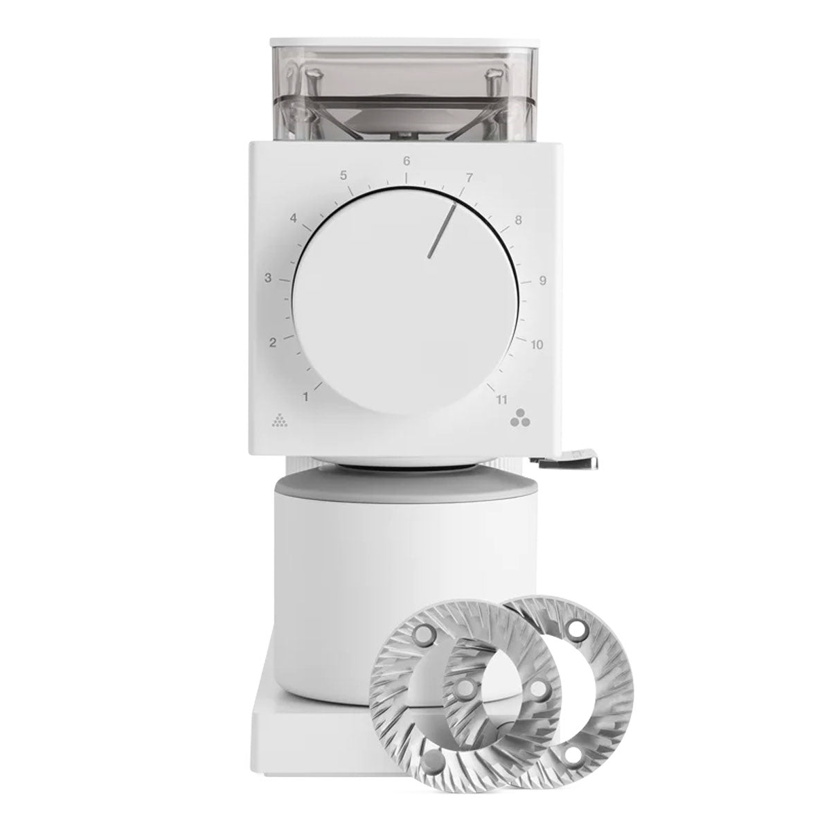 Fellow Ode Brew Grinder Gen 2 - Premium Electric Coffee Grinder for Pour Over, Drip & French Press - Matte White Finish - Perfect for Home Baristas & Coffee Enthusiasts