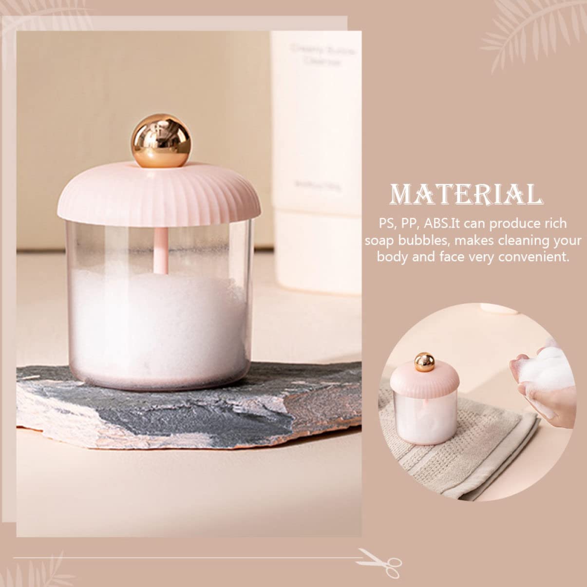 Mini Facial Bubble Foamer - Safe Skin Cleansing Bubbler Bottle for Deep Pore Cleaning | Gentle Exfoliation & Makeup Removal | Perfect for Daily Skincare & Spa Routine