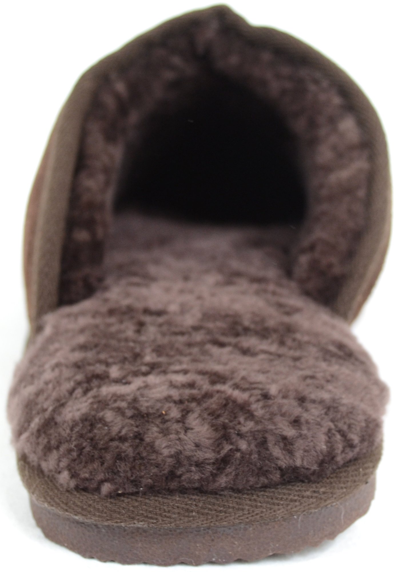 SNUGRUGS Men's Sheepskin Mules & Slippers with Durable Synthetic Sole - Cozy Indoor/Outdoor House Shoes for Relaxation & Comfort