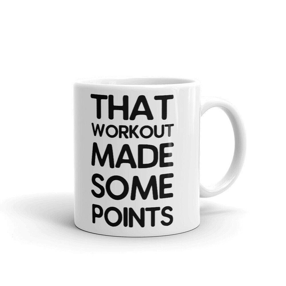 Motivational Coffee Mug 11oz - Office & Workout Ceramic Cup for Tea & Coffee
