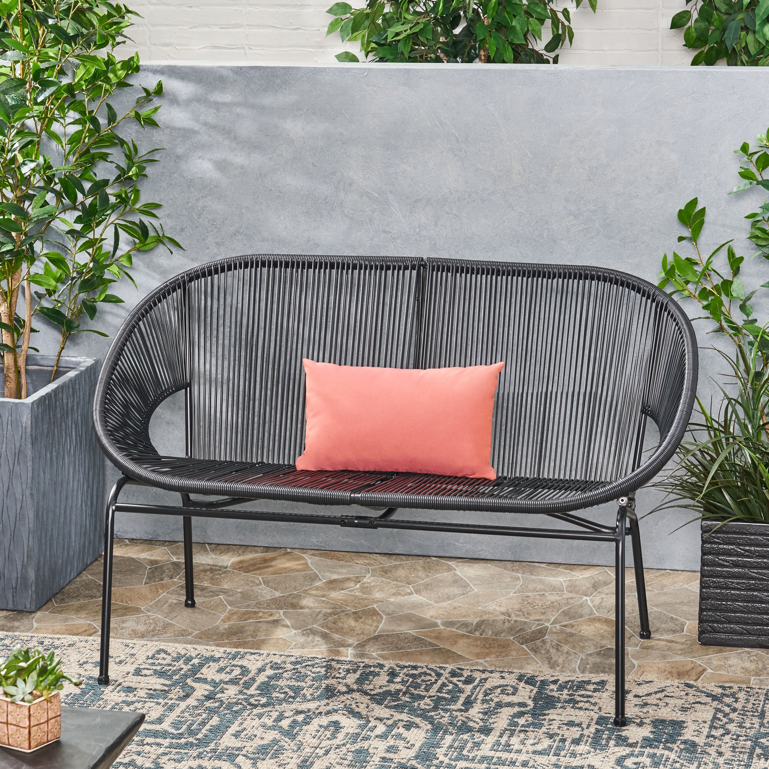 Condessa Loveseat - Stylish and Comfortable Small Sofa for Living Room, Bedroom, or Office - Perfect for Couples, Small Spaces, and Cozy Seating