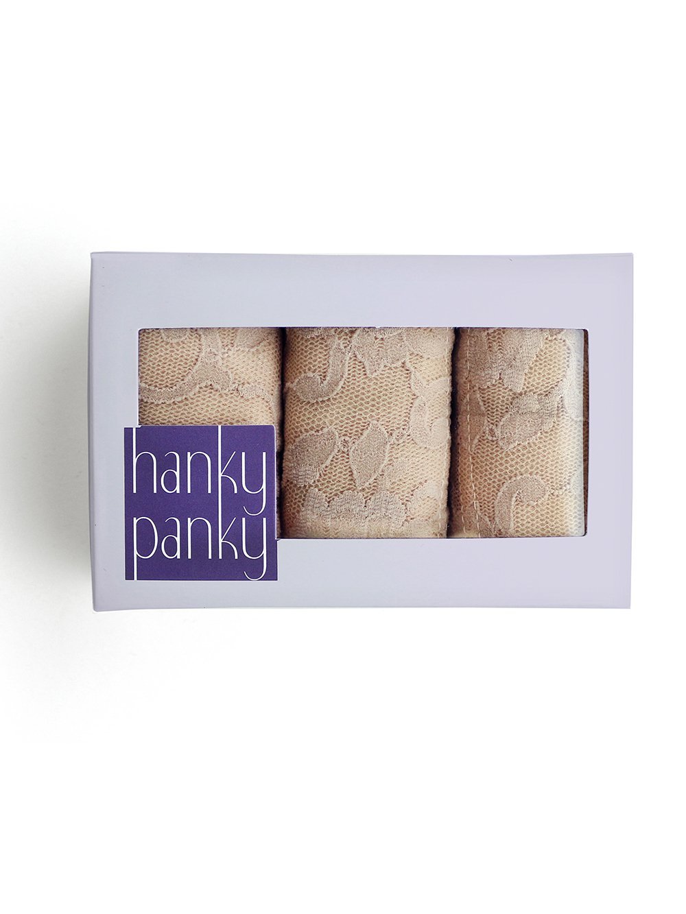Hanky Panky 3-Pack Stretch Lace Low Rise Thongs for Women - Soft Comfortable Underwear for Everyday Wear & Special Occasions