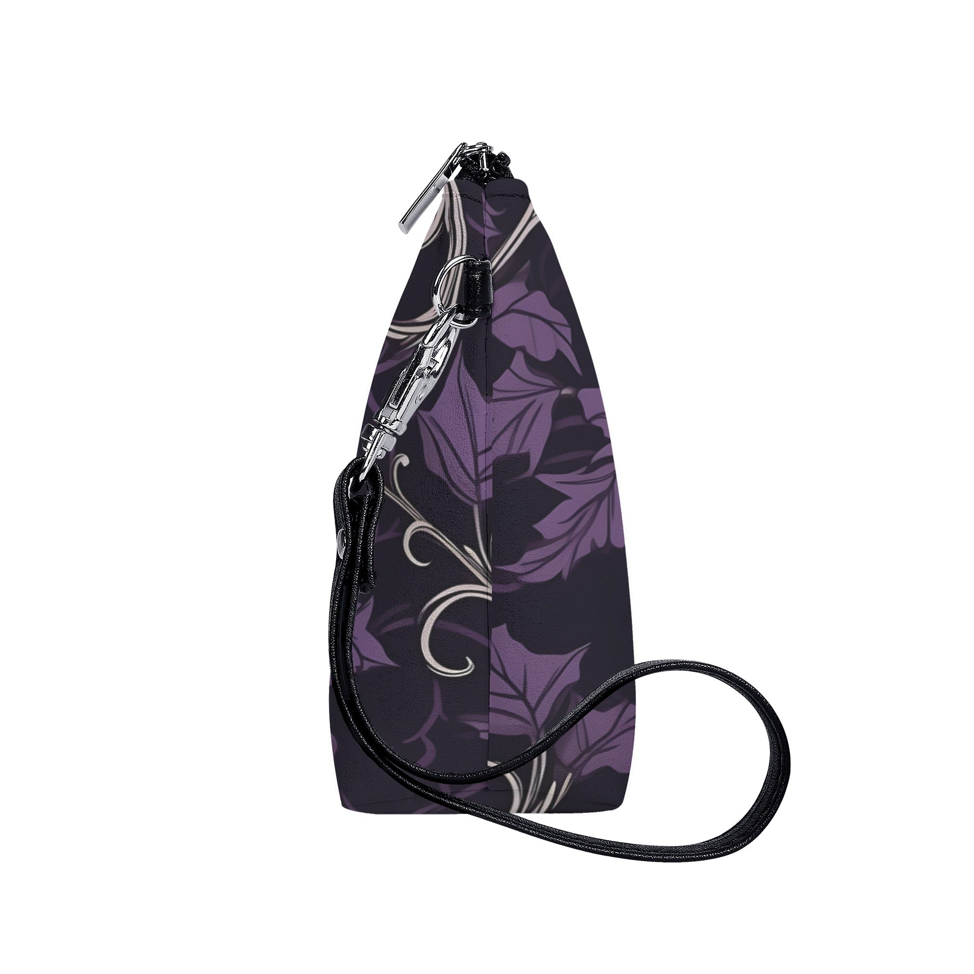 Gothic Purple Forest Zipper Makeup Bag for Travel & Cosmetics | Waterproof Makeup Organizer Pouch for Women & Teens | Perfect for Daily Use, Gym, School & Vacation
