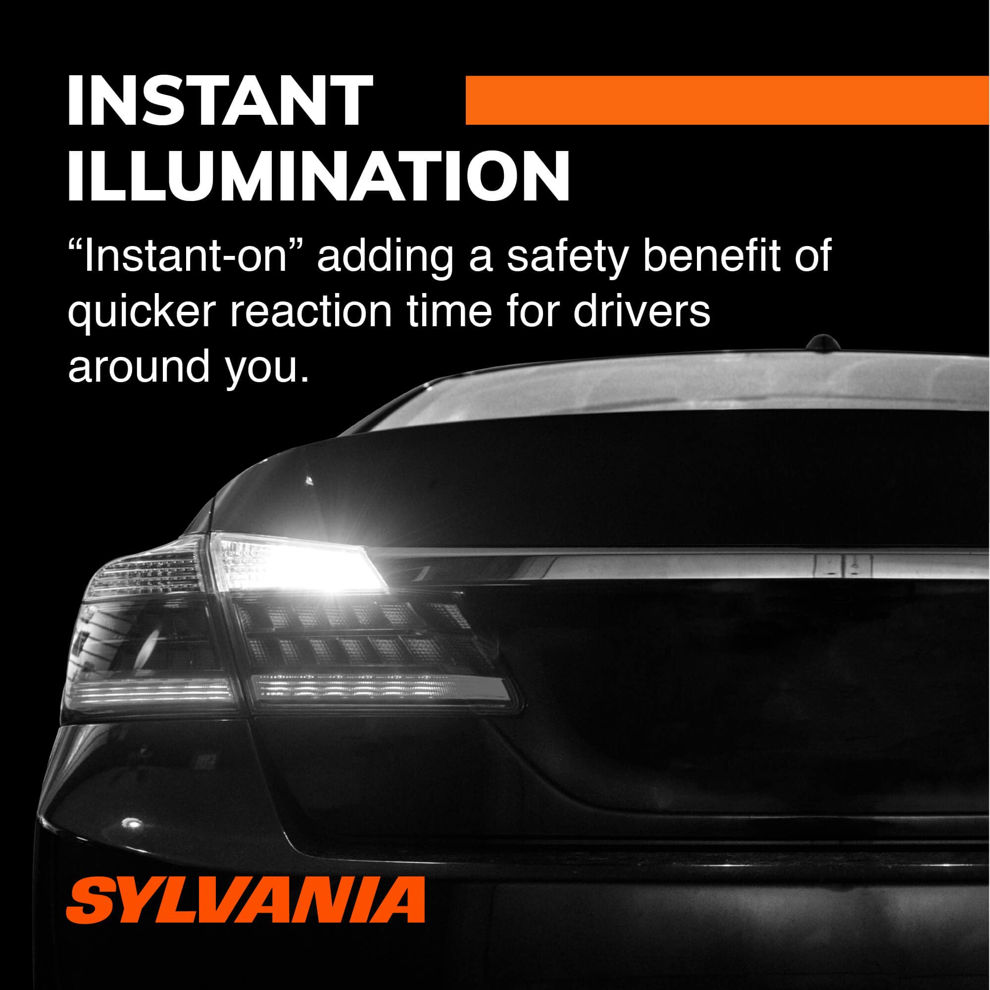 SYLVANIA 4157 LED Red Mini Bulb - Bright Stop/Tail Light Bulbs (2-Pack) for Cars & Trucks