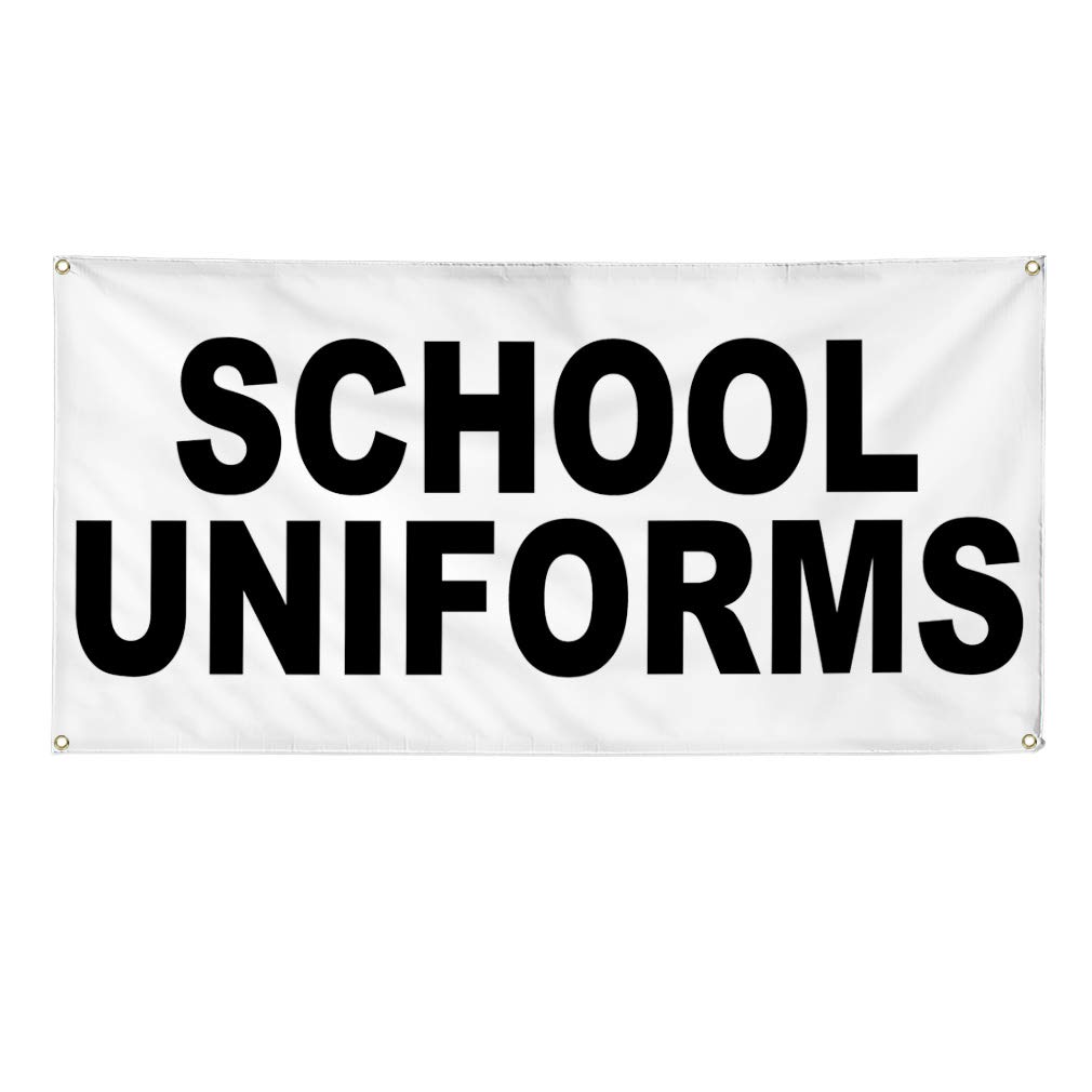 Durable Vinyl Banner 60x144 Inches - Weatherproof, Heavy-Duty with 10 Grommets for School Uniforms, Education, Industrial & Outdoor Yard Signs | Perfect for Events, Advertising & Business Promotion