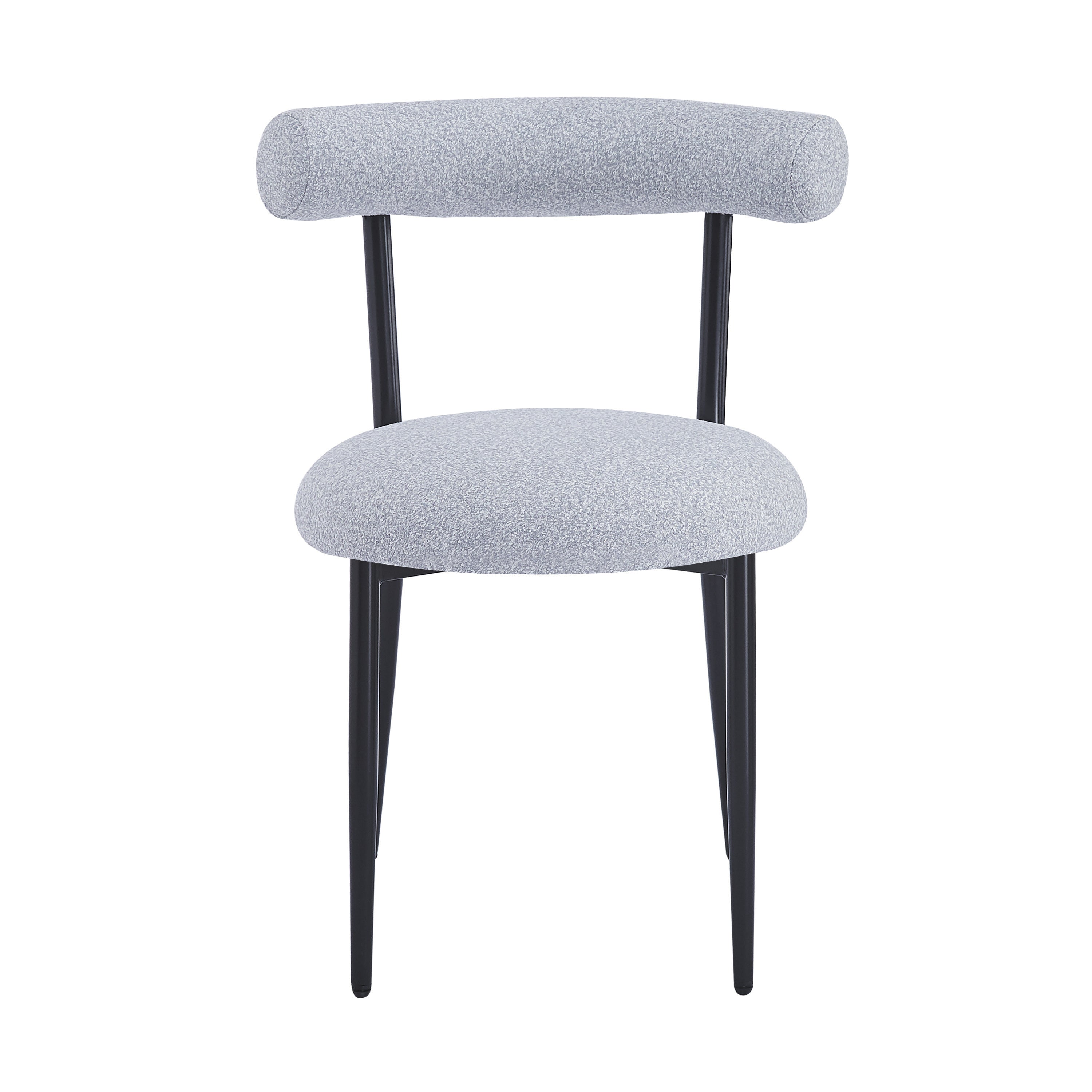 Modern Dining Chairs Set of 2 - Sturdy Wooden Kitchen Chairs with Padded Seats - Perfect for Dining Room, Kitchen, Breakfast Nook & Small Spaces