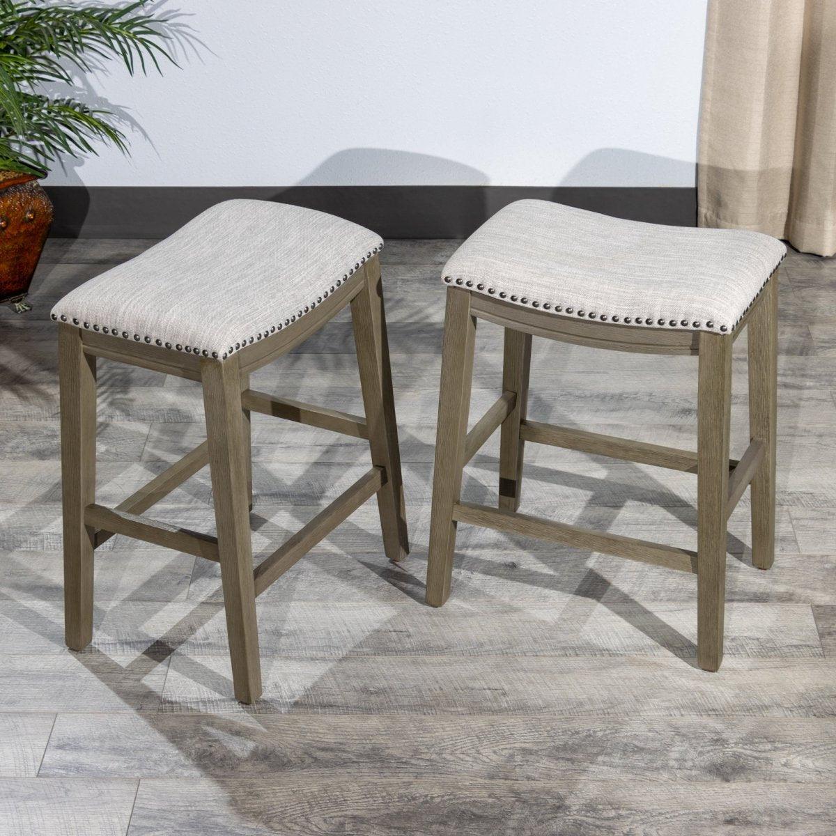DTY Indoor Living Aurora Saddle Stool - 25