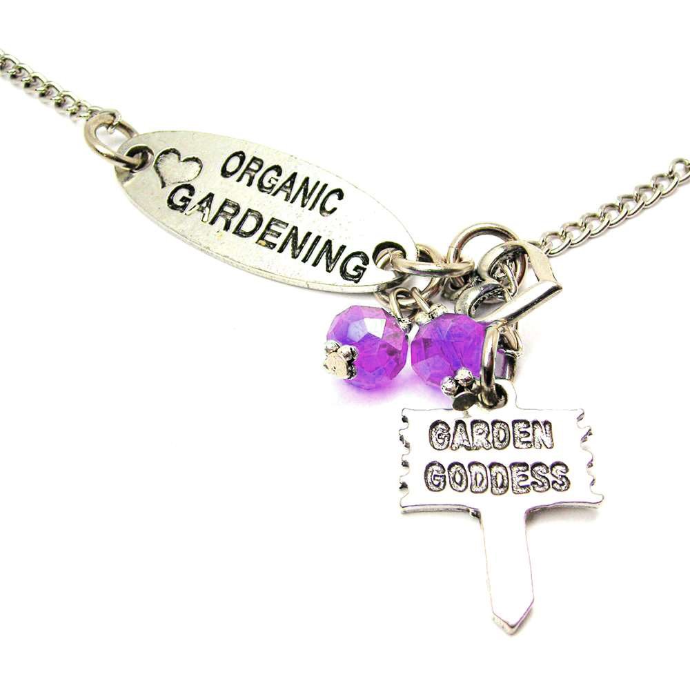 Organic Gardening Lariat Necklace - 22