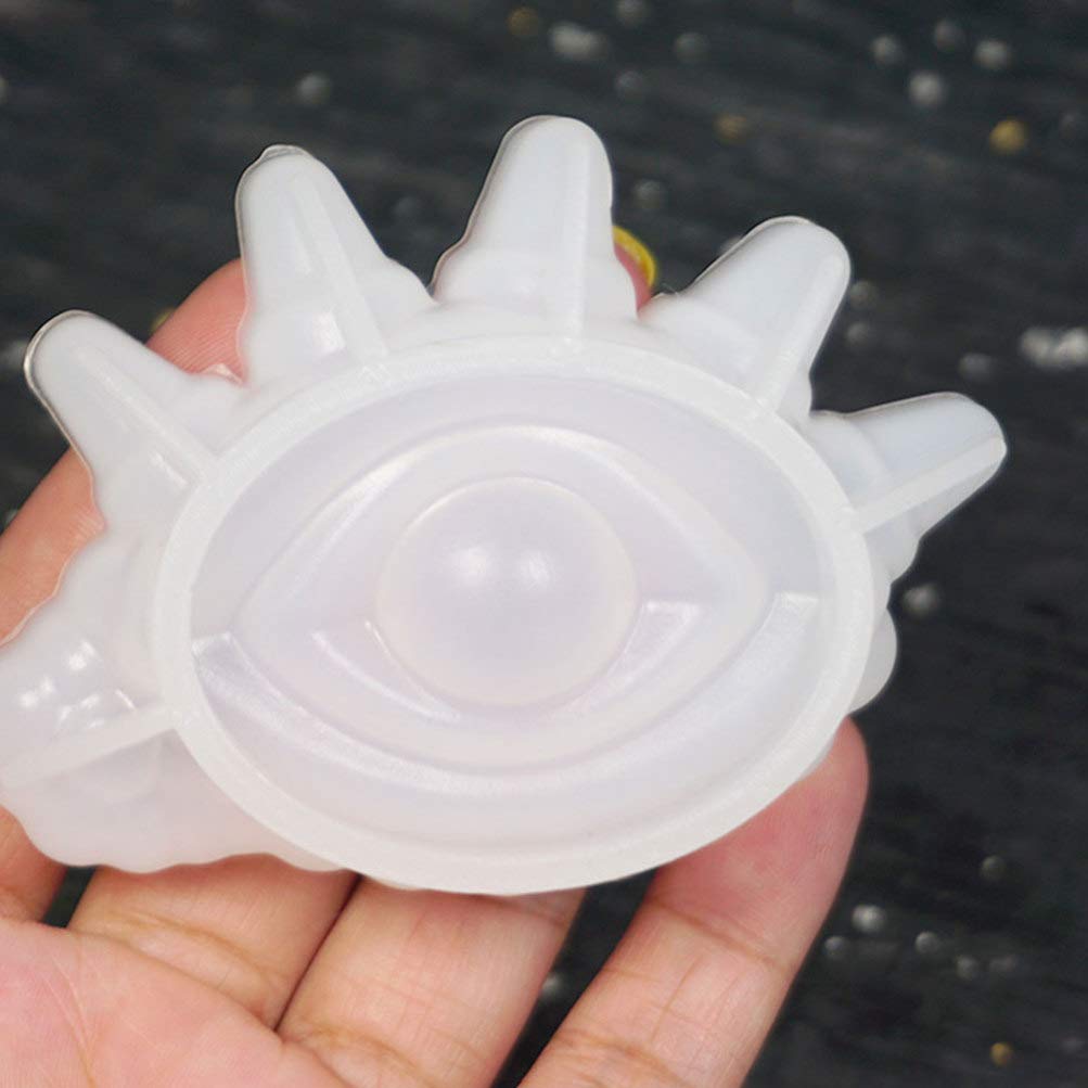 SUPVOX Silicone Candle Molds for DIY Jewelry Making - Resin, Concrete & Crystal Art Molds - Perfect for Handmade Necklaces, Earrings & Eyeball Crafts - Great for Home Decor, Gift Making & Creative Projects