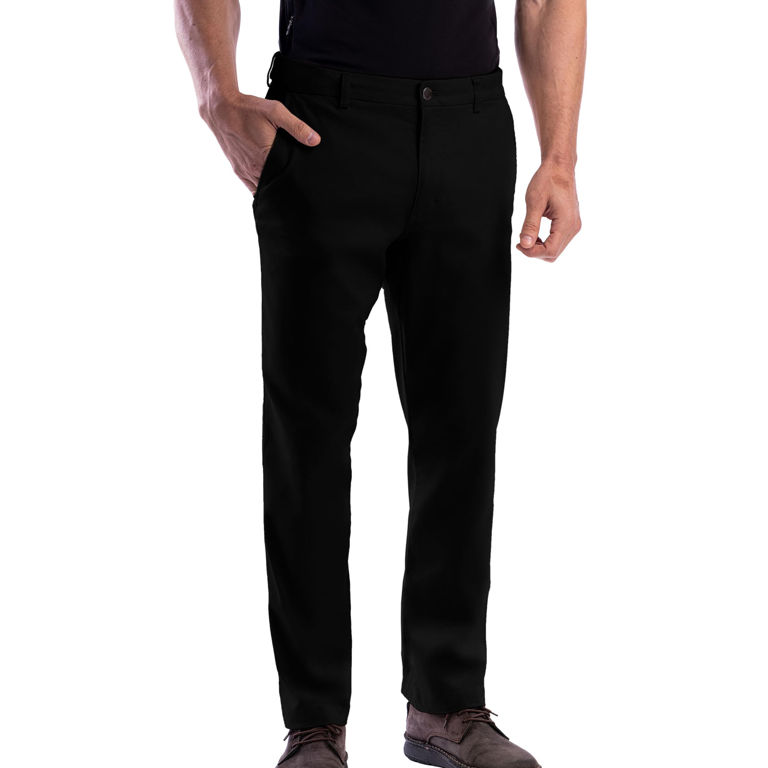 SCOTTeVEST Men's Hidden Cargo Pants with 8 Secret Pockets - Travel & Everyday Wear - Comfortable Casual Pants for Outdoor Activities, Airplane Travel and Daily Use
