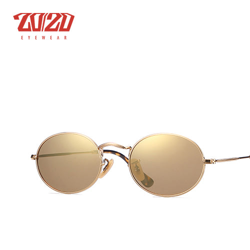 20/20 Polarized Oval Driving Sunglasses for Men & Women - UV Protection, Anti-Glare, Lightweight Comfort - Perfect for Road Trips, Commuting & Outdoor Activities (Model C030)