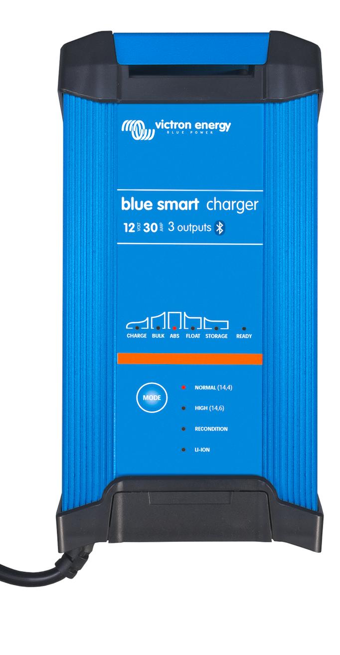 Blue Smart IP22 Waterproof Battery Charger 12V/30A (3 Banks) for Marine, RV, and Car Batteries - AU/NZ Plug - Perfect for Boating, Camping, and Off-Grid Power
