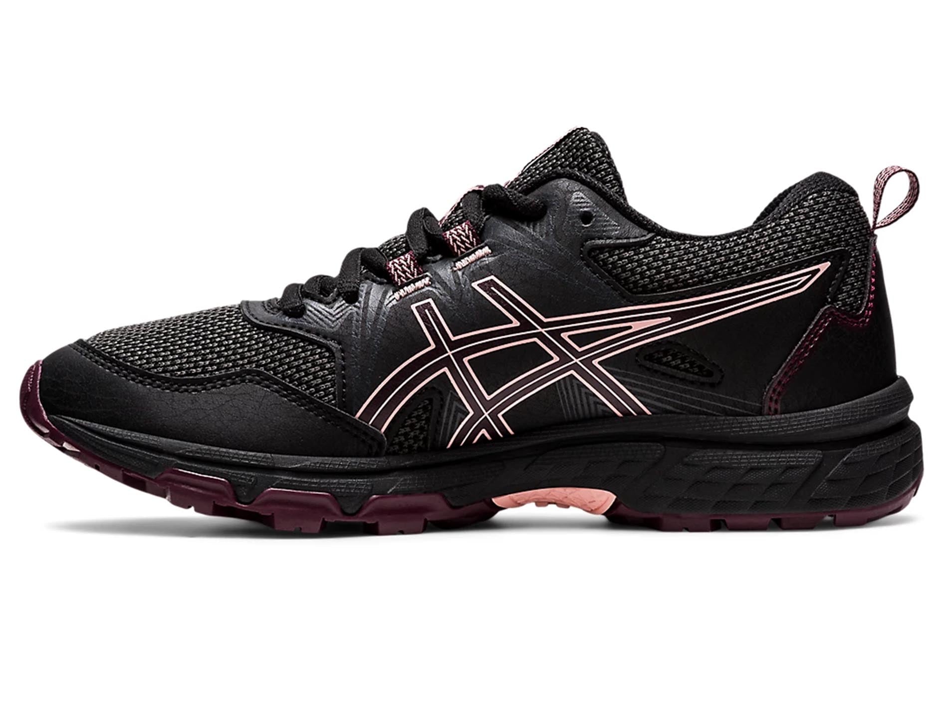 ASICS Junior Gel Venture 8 GS Running Shoes for Kids - Black/White (1014A141-006) | Lightweight Trail Running Sneakers for Boys & Girls | Perfect for School Sports, Outdoor Activities & Daily Wear