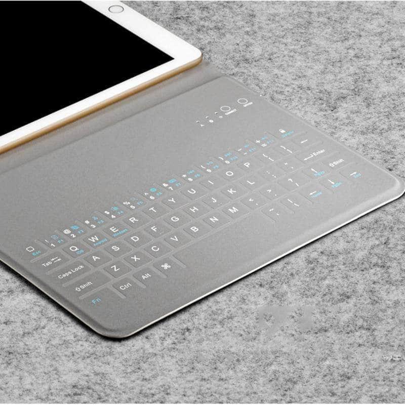 Slim Bluetooth Keyboard Case for Samsung Galaxy Tab S6 Lite 10.4 (2022/2020 Model P610/P615) - Ultra Thin Protective Cover with Backlit Keys for Work, Study & Travel
