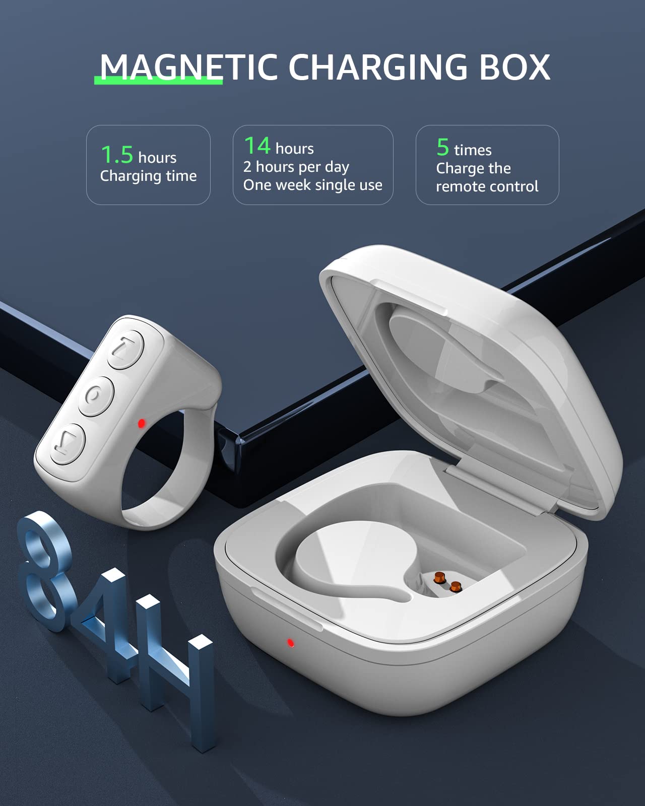 TYUOBOX Wireless Bluetooth Remote Control for TikTok, Camera Shutter & Page Turning - Compatible with iPhone, Android, iPad (White) - Perfect for Selfies, Live Streaming & Online Teaching